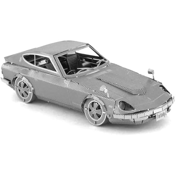 NISSAN FAIRLADY 240Z PUZZLE 3D METAL CAR MODEL CAR MODEL CAR MODEL VEHICLE METAL 3D PUZZLE 3D METAL PUZZLE FOR ADULTS 5.5 X 3.2 X 2.5 CM - Image 2